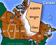 Canadian map